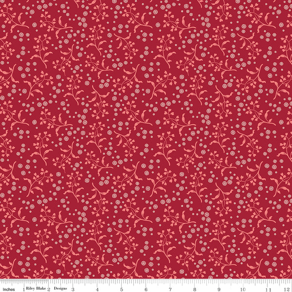 Lori Holt Baked With Love Fabric Fat Quarter Bundle - 5pc Red Color Bundle