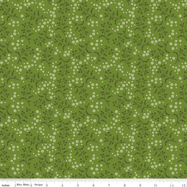 Lori Holt Baked With Love Fabric Fat Quarter Bundle - 5pc Green Color Bundle