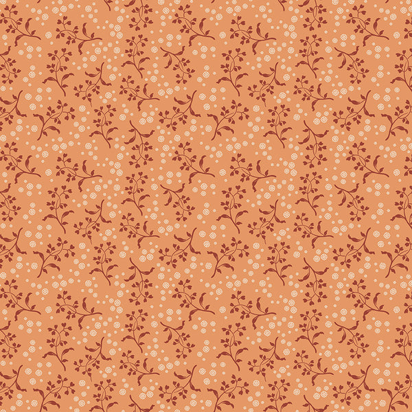 Baked With Love Fabric by Lori Holt for Riley Blake - Gold Small Floral Fabric
