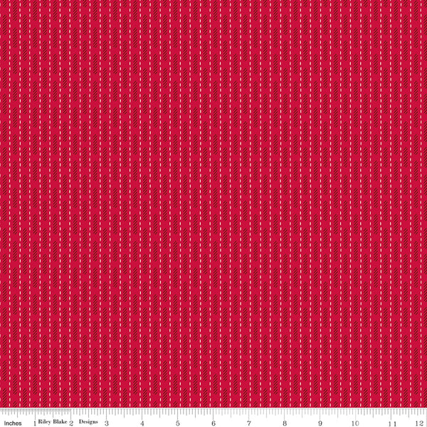 Lori Holt Baked With Love Fabric Fat Quarter Bundle - 5pc Red Color Bundle