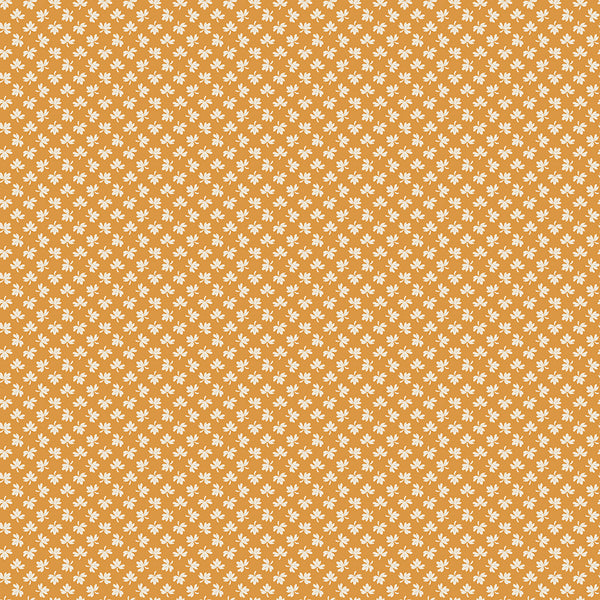 Baked With Love Fabric by Lori Holt for Riley Blake - Gold Leaf Fabric