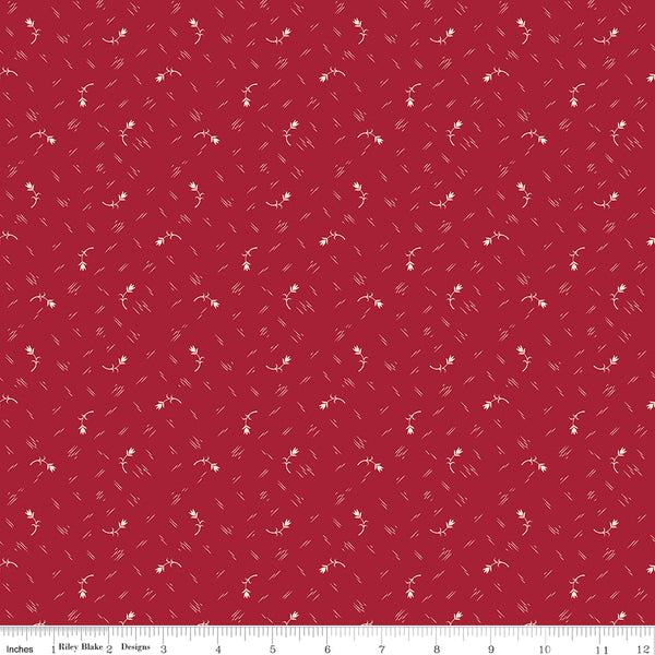 Lori Holt Baked With Love Fabric Fat Quarter Bundle - 5pc Red Color Bundle