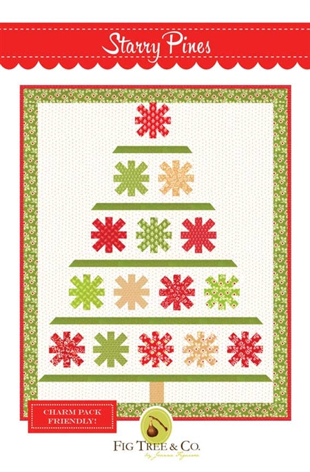 Starry Pines Quilt Pattern by Fig Tree Quilts