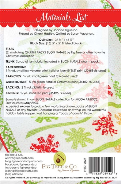 Starry Pines Quilt Pattern by Fig Tree Quilts