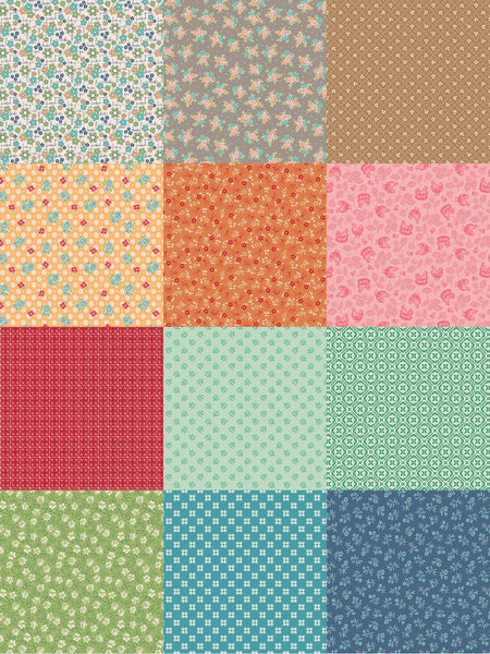 Lori Holt Farmer's Daughter Fabric Fat Quarter Bundle - 12pc Bundle
