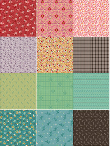 Lori Holt Gentler Times Fabric Fat Quarter Bundle - 12pc Bundle