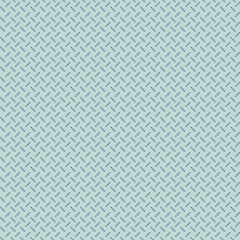 Calico Fabric by Lori Holt for Riley Blake - Blue and Aqua Small Print Fabric