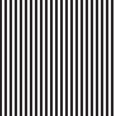 Black and white stripe fabric by the yard